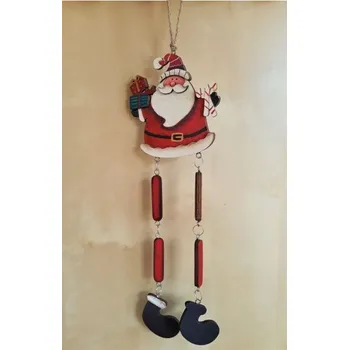 Vánoce Santa Claus na zavěšení 33 cm x 10,5 cm