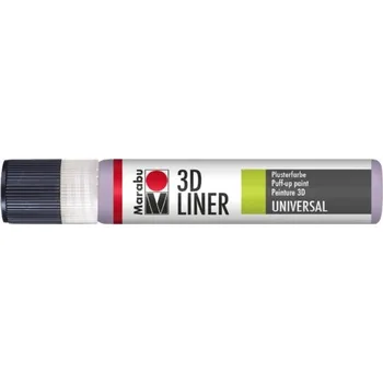 Speciální výtvarná barva Akrylový liner 3D pastelově fialový 25 ml Marabu