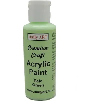 Vodová barva Akrylová barva Pale Green Premium Craft 50ml Daily ART
