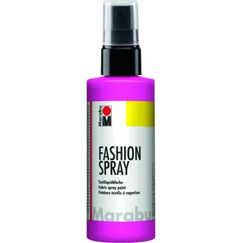 Speciální výtvarná barva Marabu Fashion sprej na světlý textil růžový 100 ml