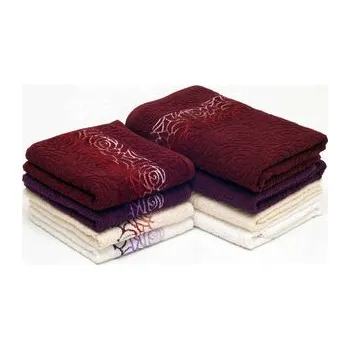 Sprchový závěs RĘCZNIK ROSSO 50X90 FROTTE JAGODOWY 500G