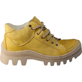 Dámská zimní obuv D 670/Z - 010 dámské zateplené kožené zimní zdravotní pohorky 36