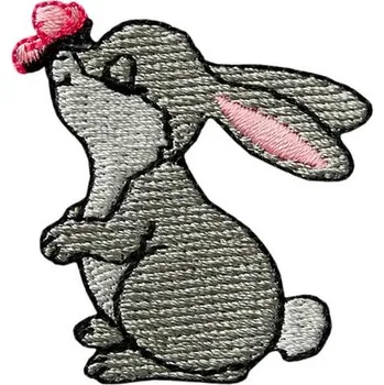 Nažehlovačka Zajíček a motýlek 4,0 x 4,3 cm Monoquick