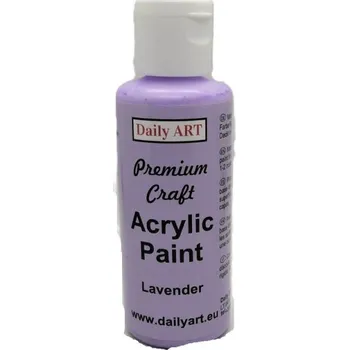 Vodová barva Akrylová barva Lavender Premium Craft 50ml Daily ART