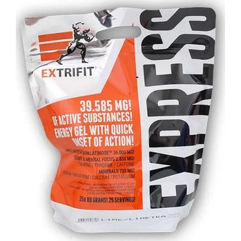 Extrifit Express Energy Gel 25 x 80g Višeň + DÁREK
