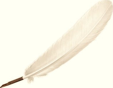 Manuscript Přírodní pero na kaligrafii 30 cm