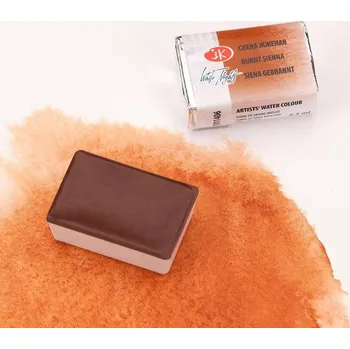 Výtvarná barva White Nights Akvarelová barva Granulující 2,5 ml Burnt Sienna 406