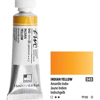 Vodová barva ShinHan Akvarelová barva PWC 15 ml Indian Yellow 543
