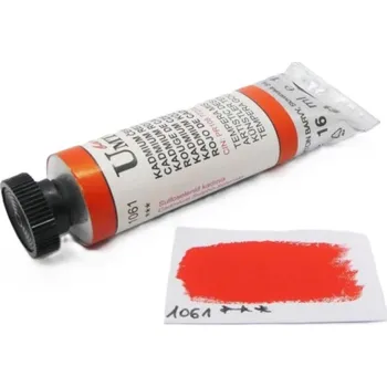 Olejová barva Tempera mistrovská Kadmium červené střední Umton 16 ml