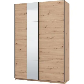 Šatní skříň Šatní skříň se zrcadlem 150 Dina - dub