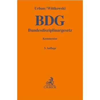 Bundesdisziplinargesetz - Urban, Richard