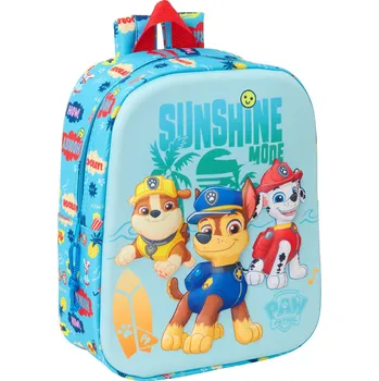 Sportovní batoh Dětský batoh The Paw Patrol Sunshine 3D Modrá (22 x 27 x 10 cm)