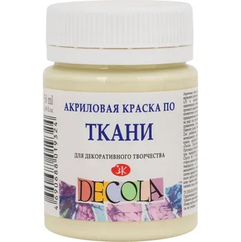 Výtvarná barva Barva na textil Vanilka Decola 50 ml