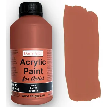 Vodová barva Daily ART Akrylová barva 500 ml Burnt Sienna