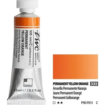 Vodová barva ShinHan Akvarelová barva PWC 15 ml Permanent Yellow Orange 535