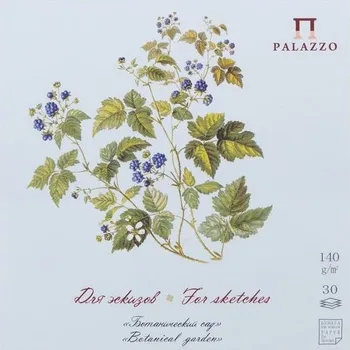 Skicák 15 x15 cm 30 listů 140g/m² světle modrý Palazzo