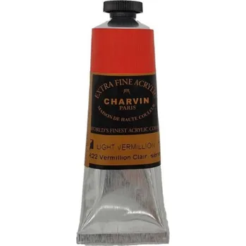 Speciální výtvarná barva Charvin Akrylová barva Extra Fine 60 ml Light Vermillion 438