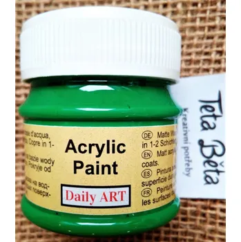 Výtvarná barva Daily ART Akrylová barva Green 50 ml