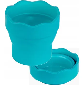 Paleta na barvy Faber-Castell Kelímek na vodu Clic&Go Tyrkysový