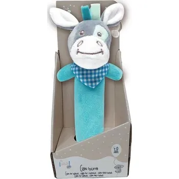 TACHAN MĚKOUČKÁ HŘÍČKA OSLÍK zvířátko pro miminka +0 měsíců 9497