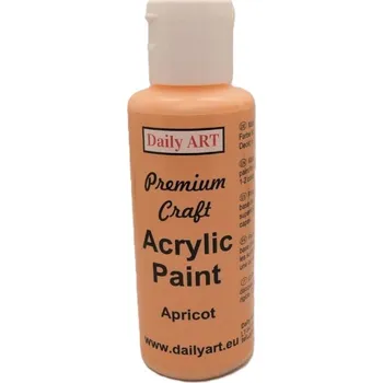 Vodová barva Akrylová barva Apricot Premium Craft 50ml Daily ART