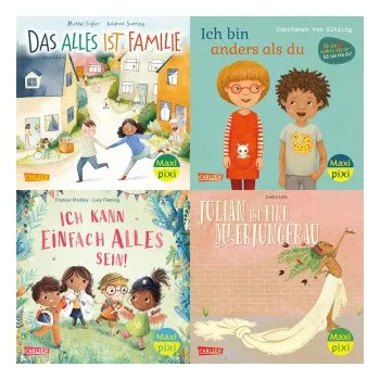 První čtění Maxi-Pixi-4er-Set 107: Du, ich und wir (4x1 Exemplar) (DE)