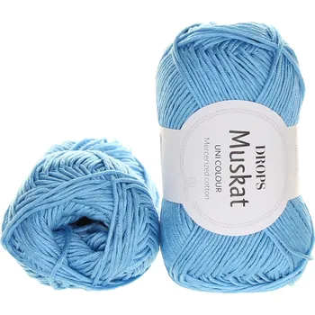 Příze Drops Muskat 02 světle modrá