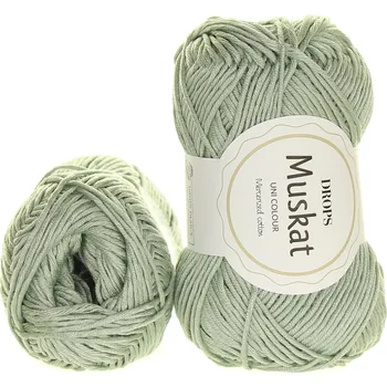Příze Drops Muskat 89 šedozelená