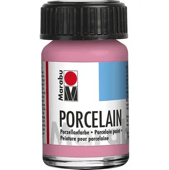Speciální výtvarná barva Barva na porcelán a sklo 15 ml růžová Marabu 133
