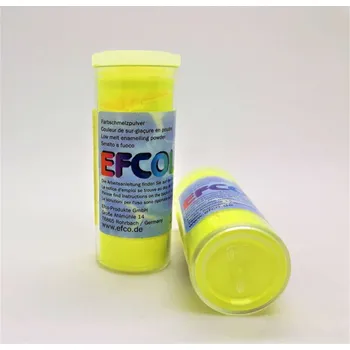 Smaltovací prášek neonově žlutý Efco 10 ml