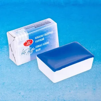 Speciální výtvarná barva White Nights Akvarelová barva Granulující 2,5 ml Cobalt Azure Blue 532