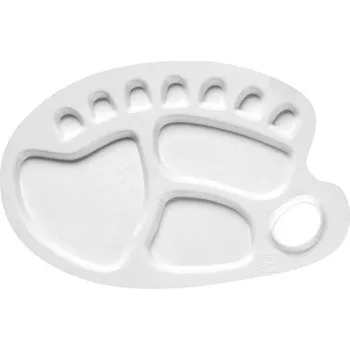 Paleta na barvy Paleta plastová oválná průměr 34 cm