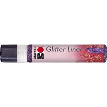 Marabu Glitrový liner ametystový 25 ml