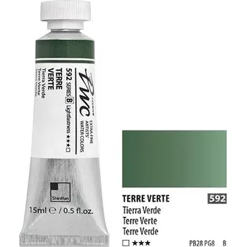 Vodová barva ShinHan Akvarelová barva PWC 15 ml Terre Verte 592