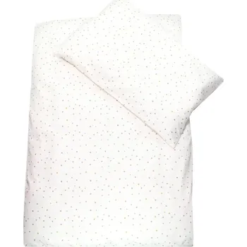 Povlečení ENIE BABY povlečení 100x135 cm a 40x60 cm Dots beige