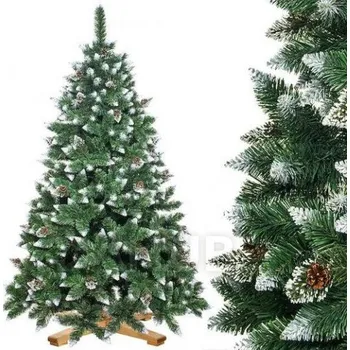 Vánoční stromek Umělý vánoční stromeček Premium Royal Trees - 220 cm - zasněžená diamantová borovice s koblihami