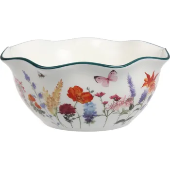 KERAMICKÁ miska 16 cm PÁN KVÍTEK miska SALÁTOVÁ MÍSA 500 ml