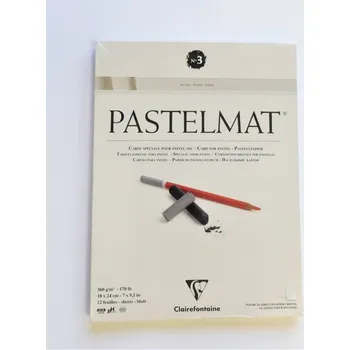 Blok Clairefontaine Blok na pastel Pastelmat 18x24 cm 12 listů 360g/m² č.3