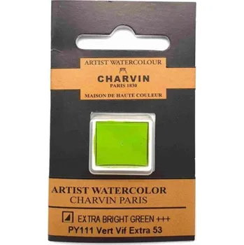 Vodová barva Charvin Akvarelová barva Extra Fine Extra Bright Green 53