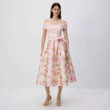 Dámské tričko Reserved - Body se spadlými rameny - pastelově růžová - 095EE-03X - 095EE-03X-M