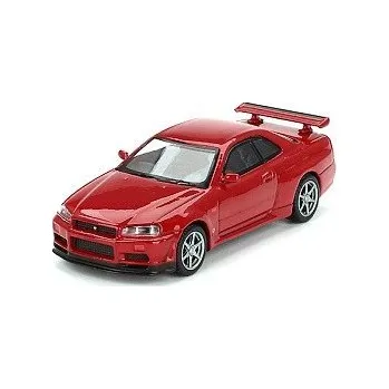 autíčko MINI GT Nissan Skyline GT-R (R34) V-Spec Active Red 00796