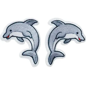 Nášivka Nažehlovačka Skákající delfíni 4,1 x 3,4 cm Monoquick