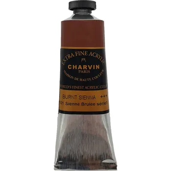 Speciální výtvarná barva Charvin Akrylová barva Extra Fine 60 ml Burnt Sienna 919
