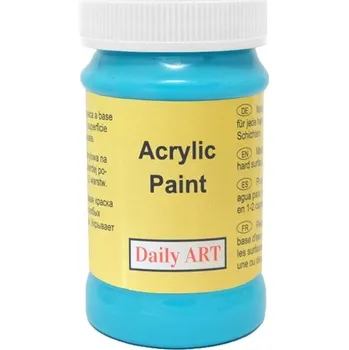 Výtvarná barva Daily Art Akrylová barva Tyrkysově modrá 100 ml