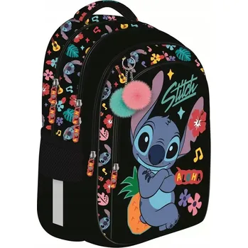 Školní batoh Menší školní/volnočasový batoh STITCH Black Aloha