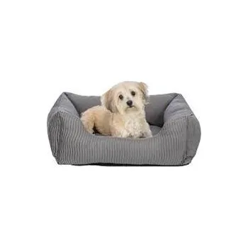 Pelíšek pro psa MARLEY pelech HOME Edition, obdélníkový s okrajem, šedá 60 x 50 cm