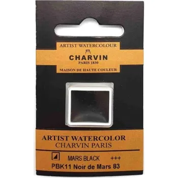Vodová barva Charvin Akvarelová barva Extra Fine Mars Black 83
