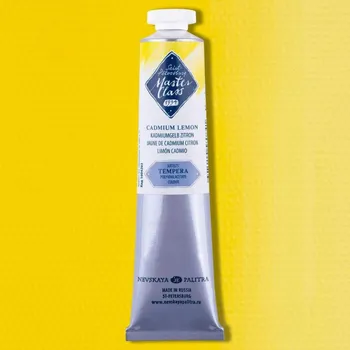 Vodová barva Tempera mistrovská Kadmium citronové 46 ml Nevskaya Palitra