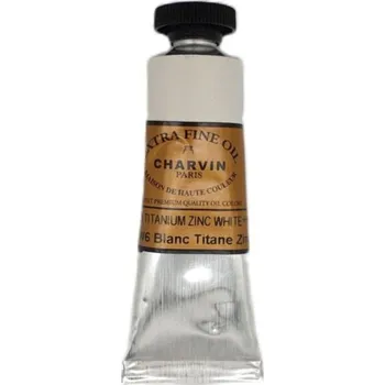 Olejová barva Charvin Olejová barva Extra Fine 20 ml Titanium Zinc White 3
