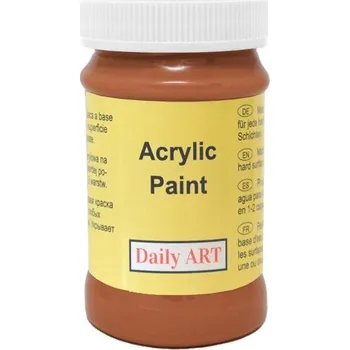 Vodová barva Daily Art Akrylová barva Sedlově hnědá 100 ml